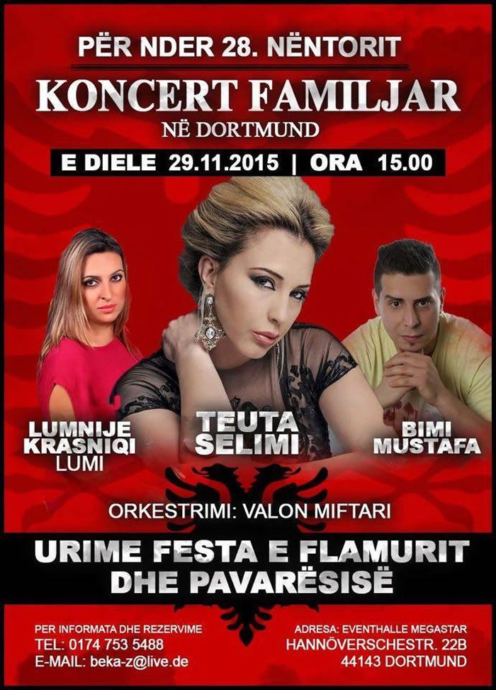 Koncert Familjar në Dortmund