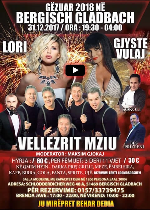 Gëzuar Vitin e Ri 2018 në Bergisch Gladbach