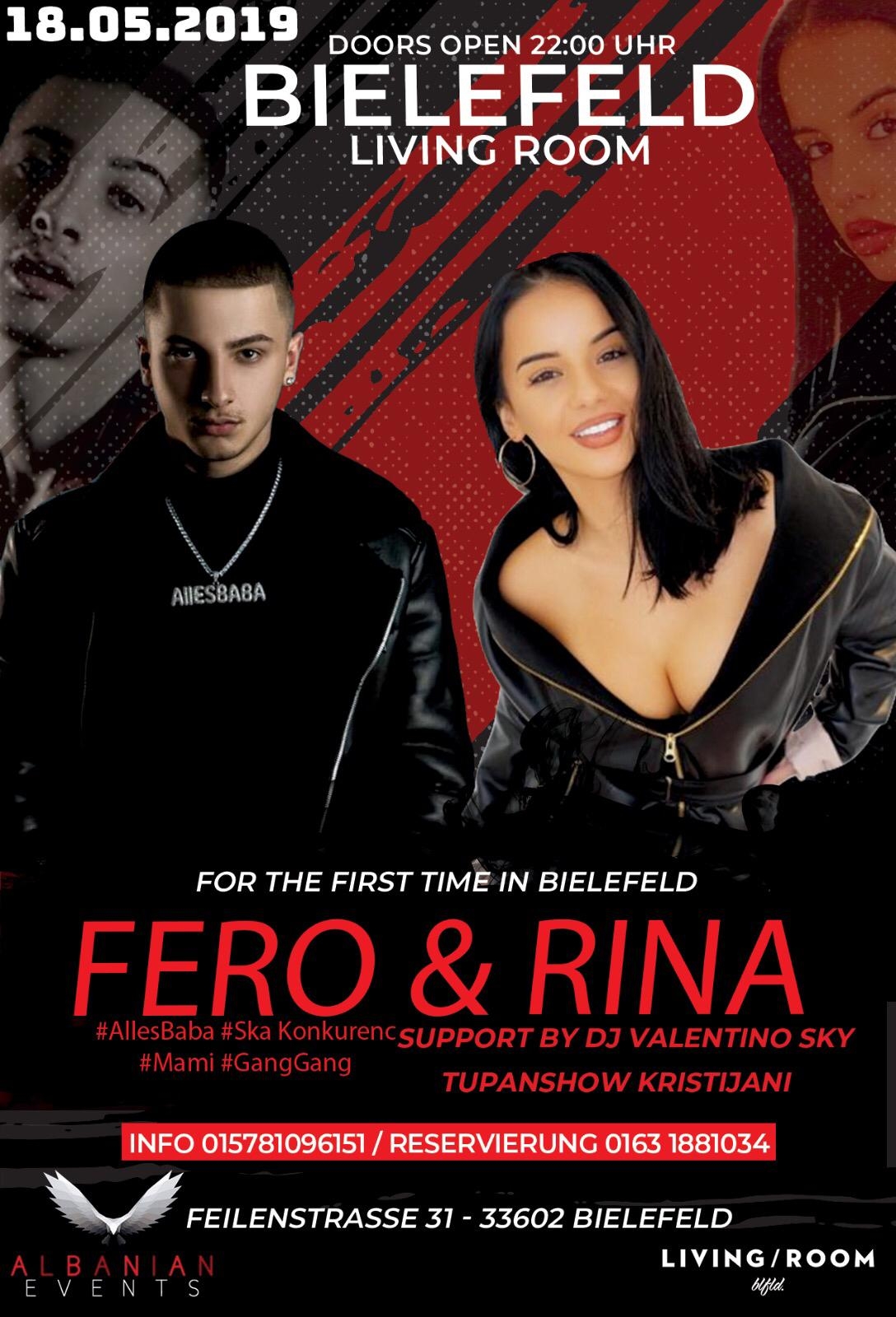 18.05.2019 Në Bielefeld – LIVING ROOM – FERO & RINA