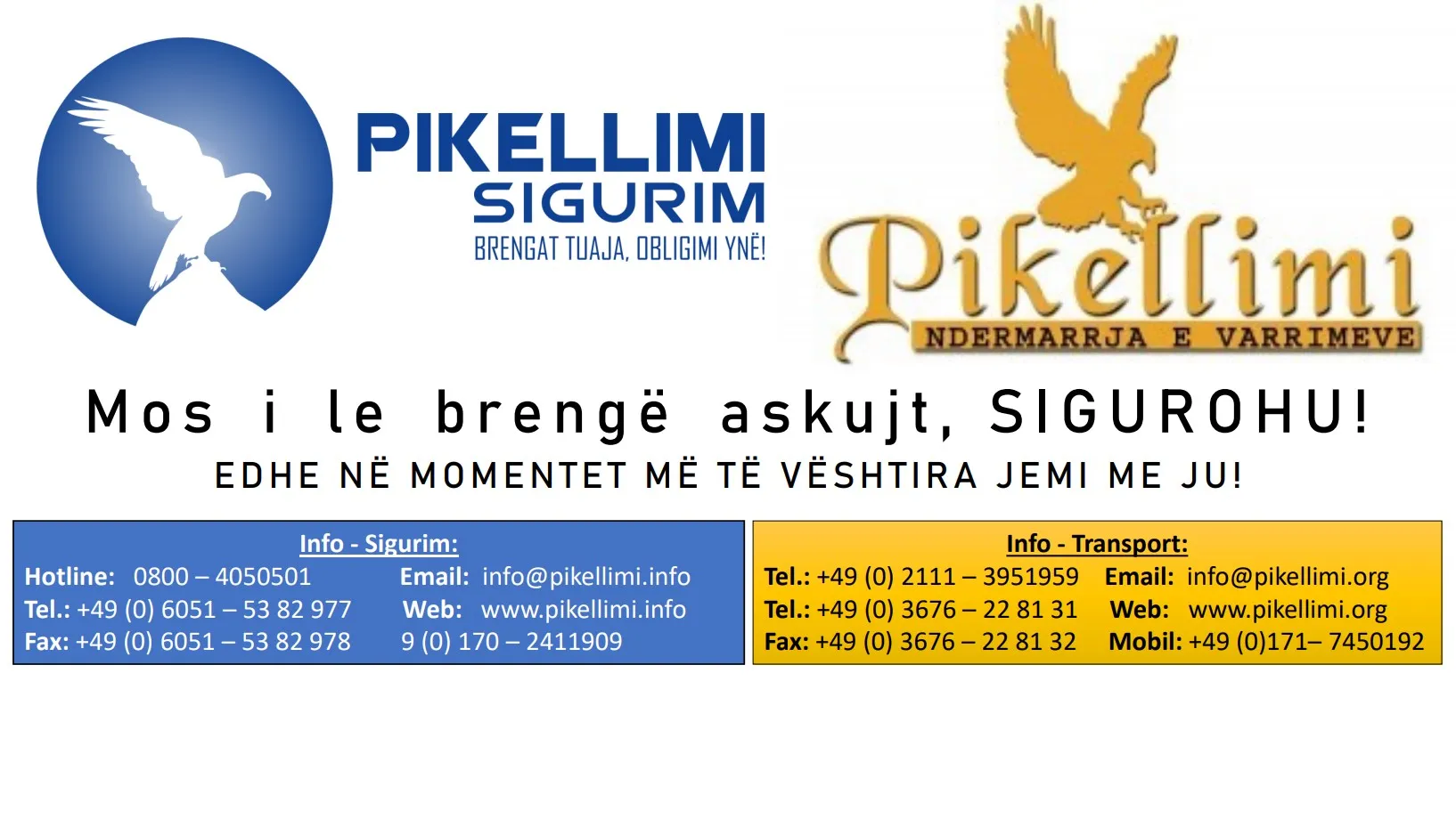 pikellimi sigurim plus transport